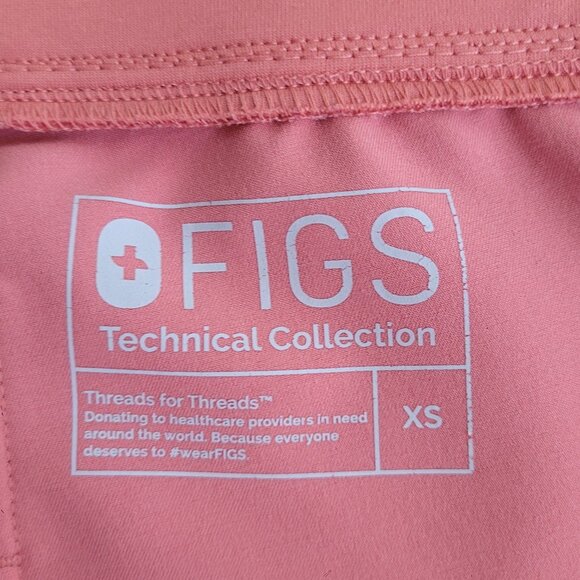 Figs Technical Coral Joggers XS Polyester Rayon Blend - Picture 3 of 14